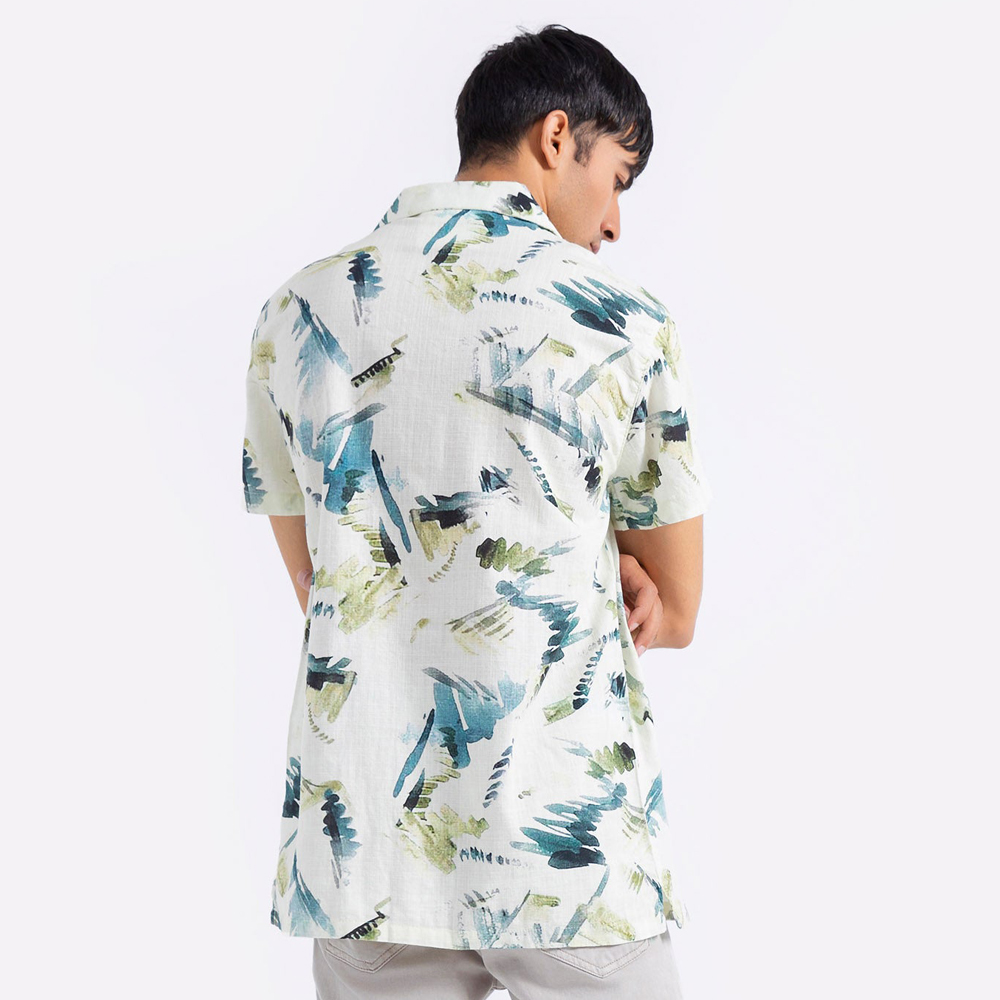 Custom Print Mens Hawaiian Resort Shirts